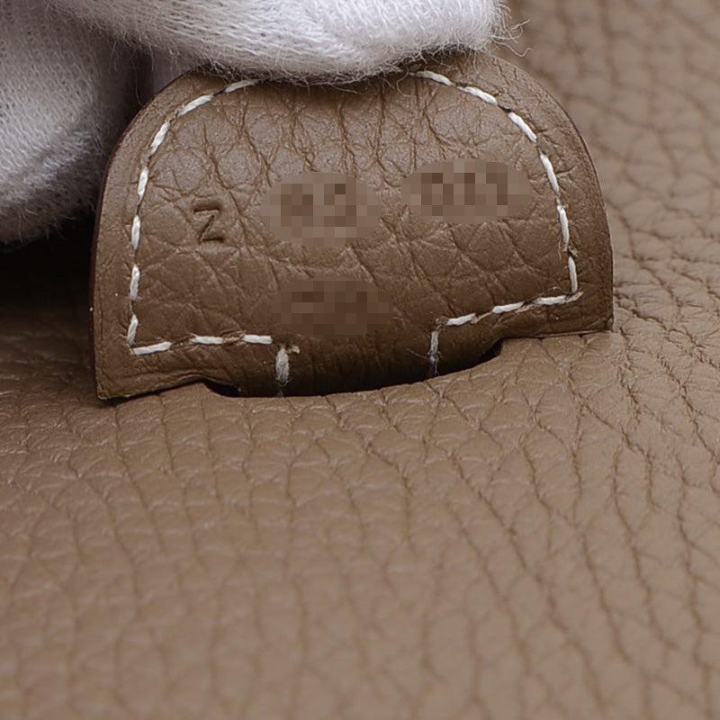 エブリン3PM トリヨン エトゥープ シルバー金具 Z刻印 ショルダーバッグ