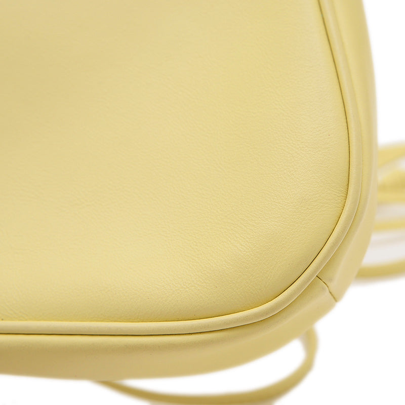 トライアングル ショルダーバッグ レザー イエロー 195903 ショルダーバッグ