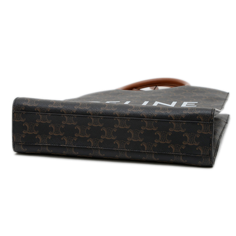 バーティカル カバ 2WAYバッグ スモール タン/ブラック 191542BZK トートバッグ