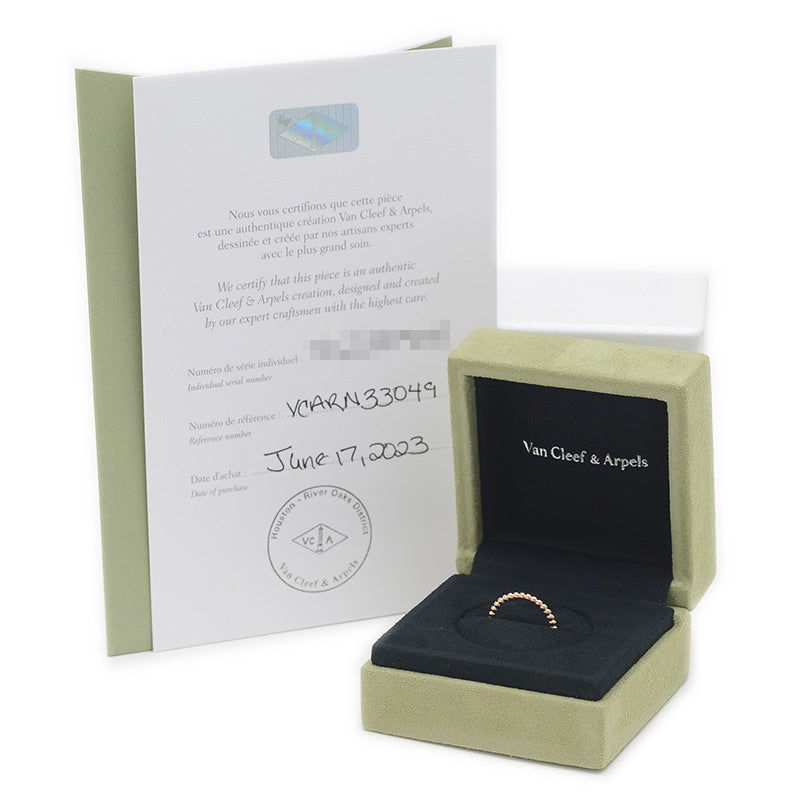 ペルレ リング SM K18PG #50 VCARN33049 リング・指輪