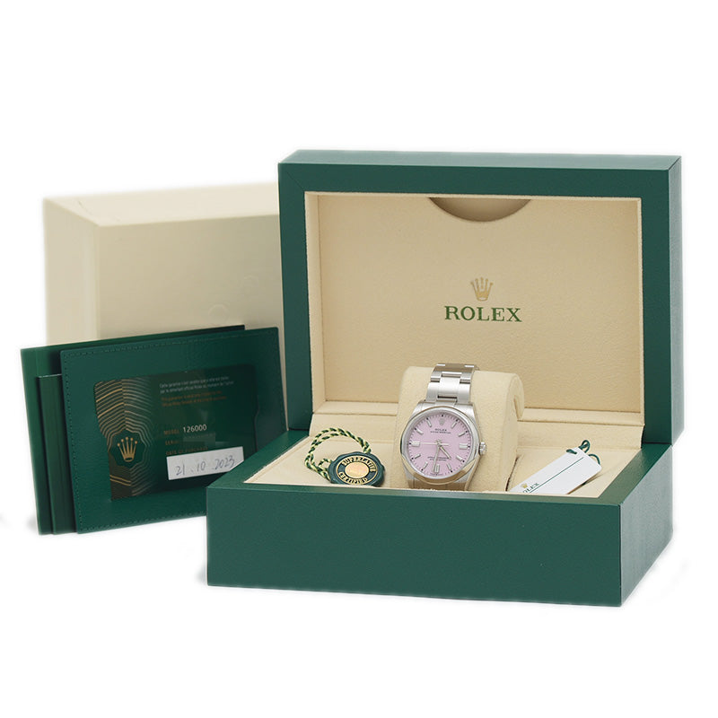 オイスターパーペチュアル 36 126000 キャンディピンク 2023年10月購入品 腕時計