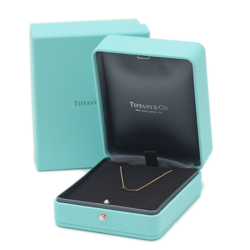 Tスマイル ミニ ペンダント K18PG ネックレス