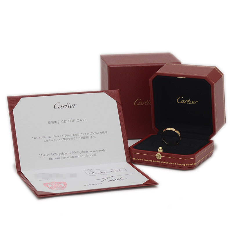 ミニラブ リング K18YG #60 B40850 リング・指輪