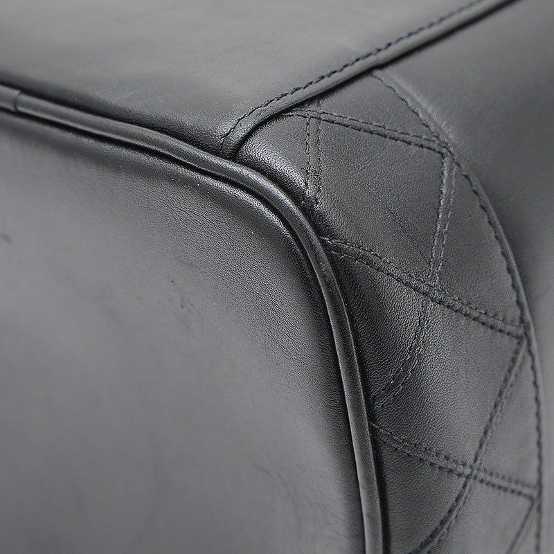 ピコローレ バニティバッグ ラムスキン ブラック バニティバッグ