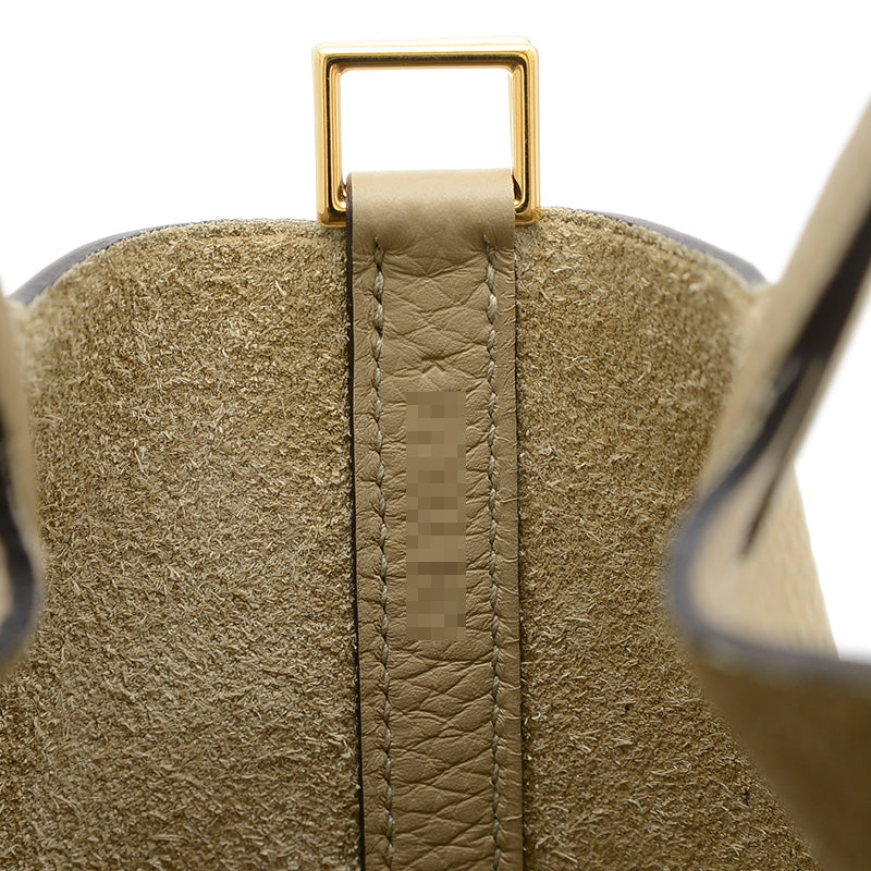 ピコタンロック PM 18 トリヨン トレンチ ゴールド金具 K刻印 ハンドバッグ