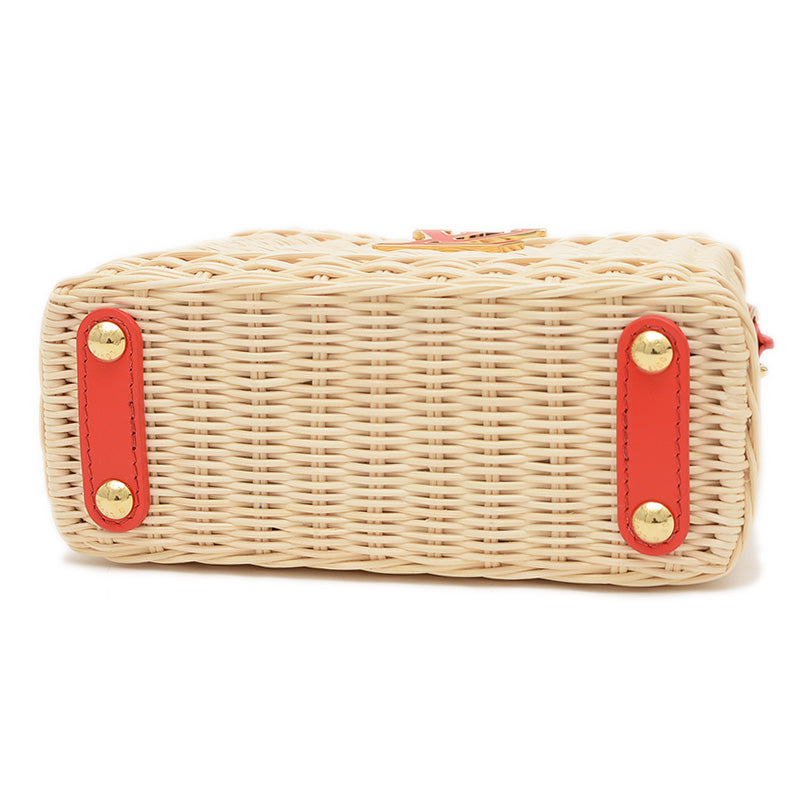 LV×TM カプシーヌ ミニ 2Wayバッグ ラタン/レザー ベージュ M14295 ハンドバッグ