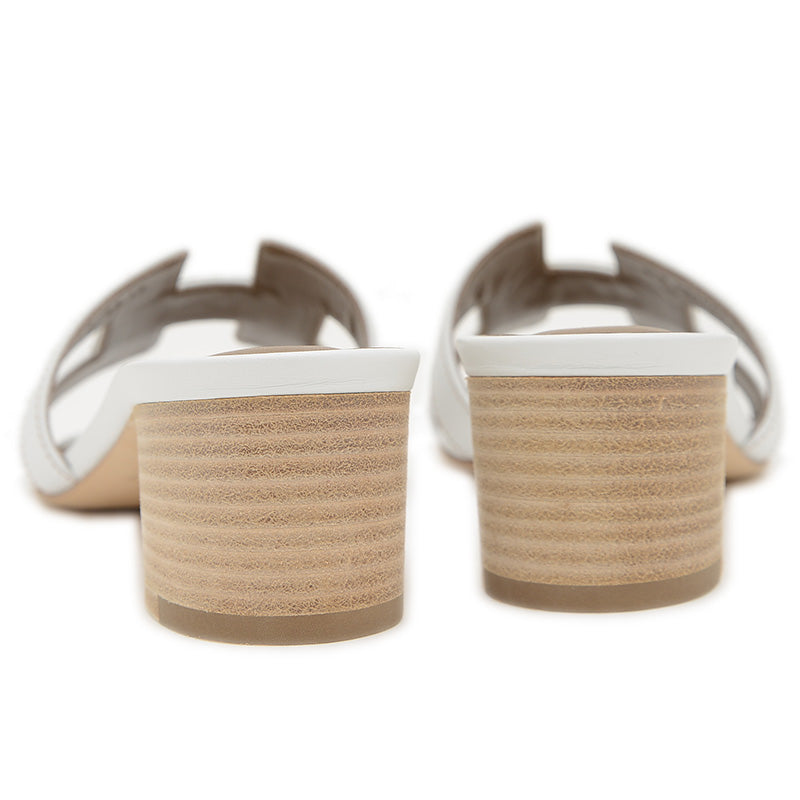 オアジス サンダル レザー ホワイト レディース 35サイズ サンダル