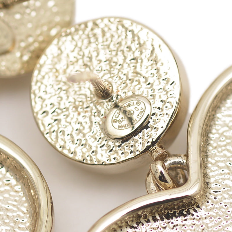 ココマーク No.5 ピアス メタル/イミテーションパール B24S ピアス