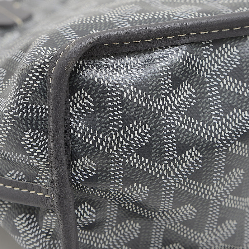 アンジュ ミニ トートバッグ リバーシブル ゴヤールディンキャンバス グレー トートバッグ