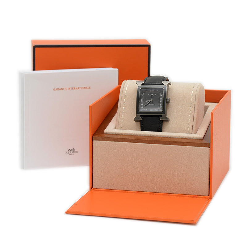 Hウォッチ GM メンズ ブラック文字盤 チタン ブラック金具 オートマ HH5.841 腕時計