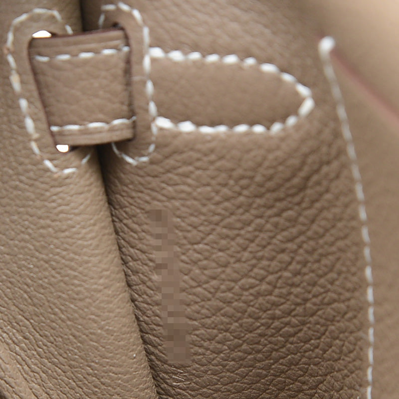 ケリー ロング トゥーゴー エバーカラー エトゥープ シルバー金具 W刻印 長財布