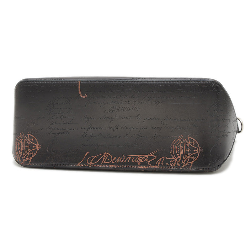 トゥジュール XS カリグラフィ 2WAYバッグ ブラウン シルバー金具 ハンドバッグ