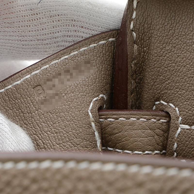 バーキン25 トゴ エトゥープ ゴールド金具 B刻印 ハンドバッグ