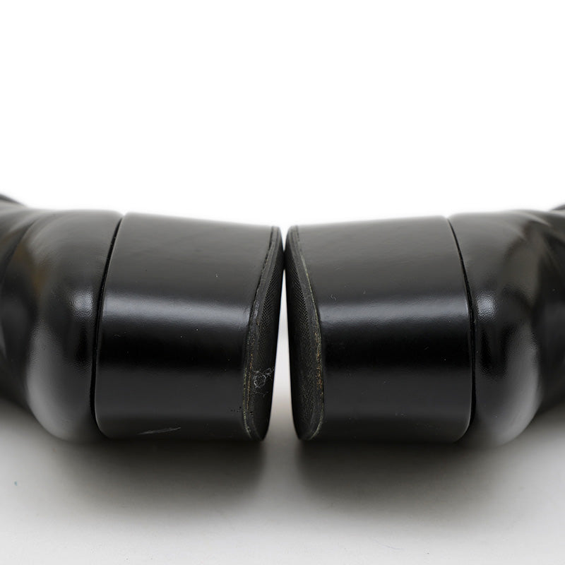 ショートブーツ レザー ブラック レディース 36.5サイズ ブーツ