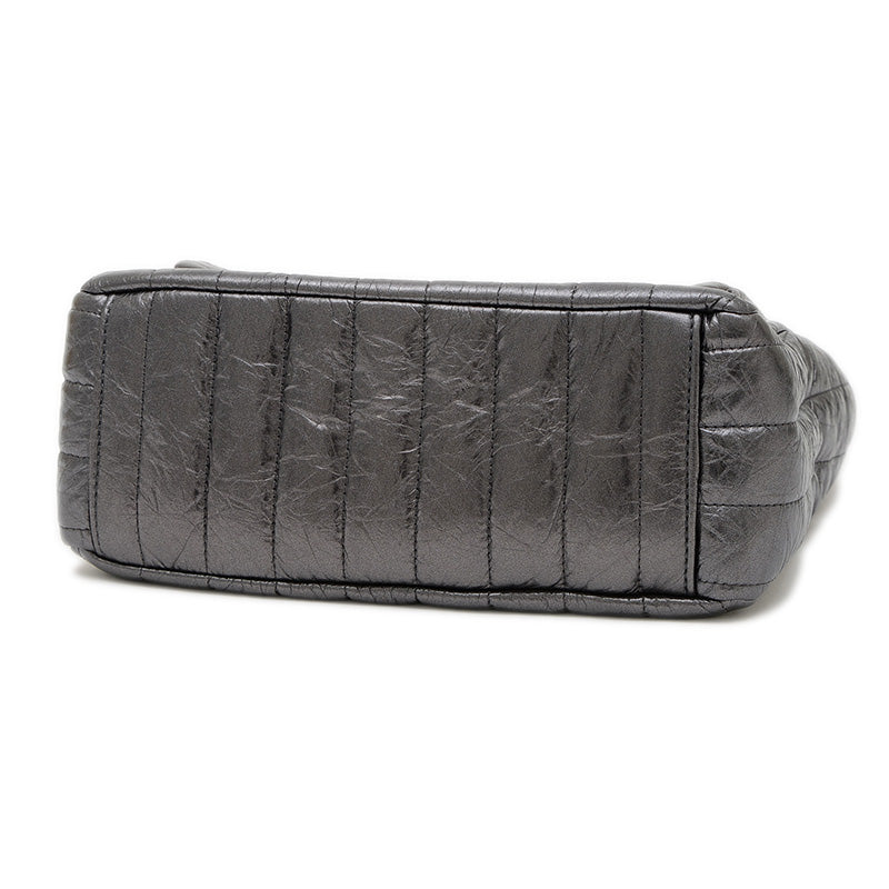 モナコ ワンショルダーバッグ レザー メタリックブラック 787896 ショルダーバッグ