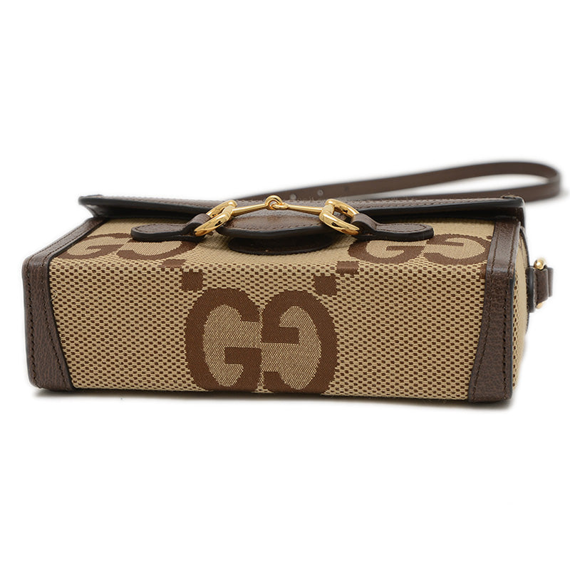 ジャンボGG ホースビット1955 ショルダーバッグ ブラウン 699296 ショルダーバッグ