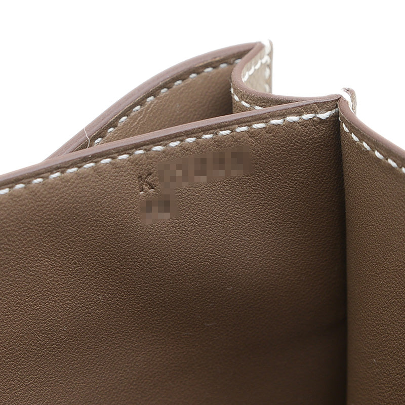 コンスタンス ミニ 18 ミロワール エプソン エトゥープ ゴールド金具 K刻印 ショルダーバッグ