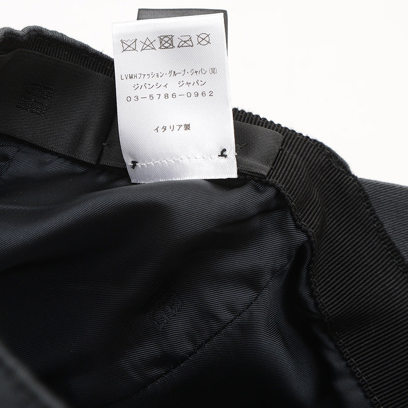 キャップ ロゴ コットン ブラック ユニセックス キャップ