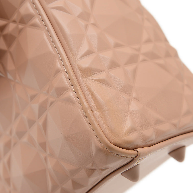 レディディオール カナージュ ミディアム 2WAYバッグ ベージュピンク ハンドバッグ