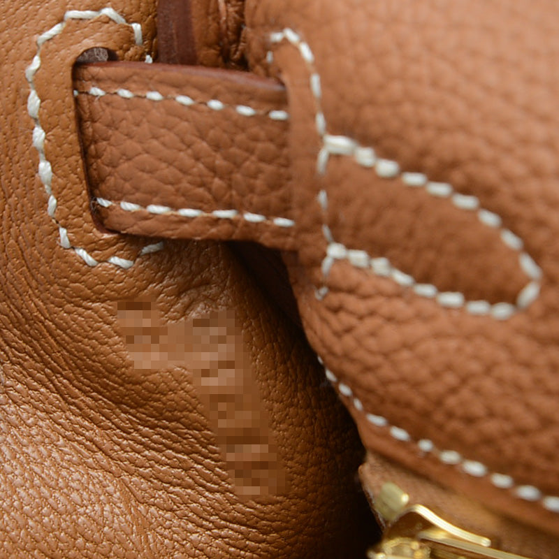 ケリー25 内縫い トゴ ゴールド ゴールド金具 K刻印 ハンドバッグ