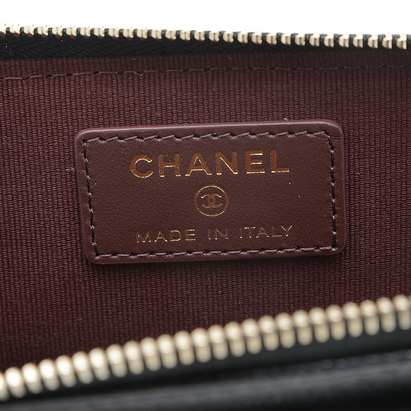 マトラッセ クラシック ジップ カードケース キャビアスキン ブラック AP3179 カードケース