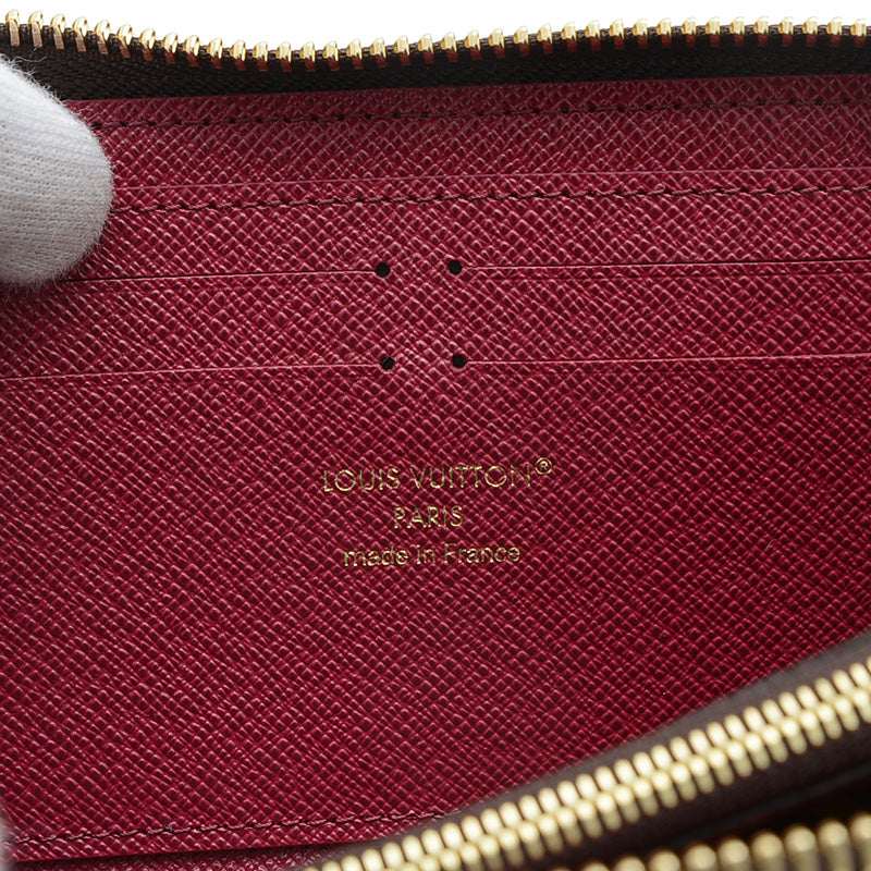 モノグラム ポルトフォイユクレマンス ラウンドファスナー長財布 フューシャ M60742 長財布