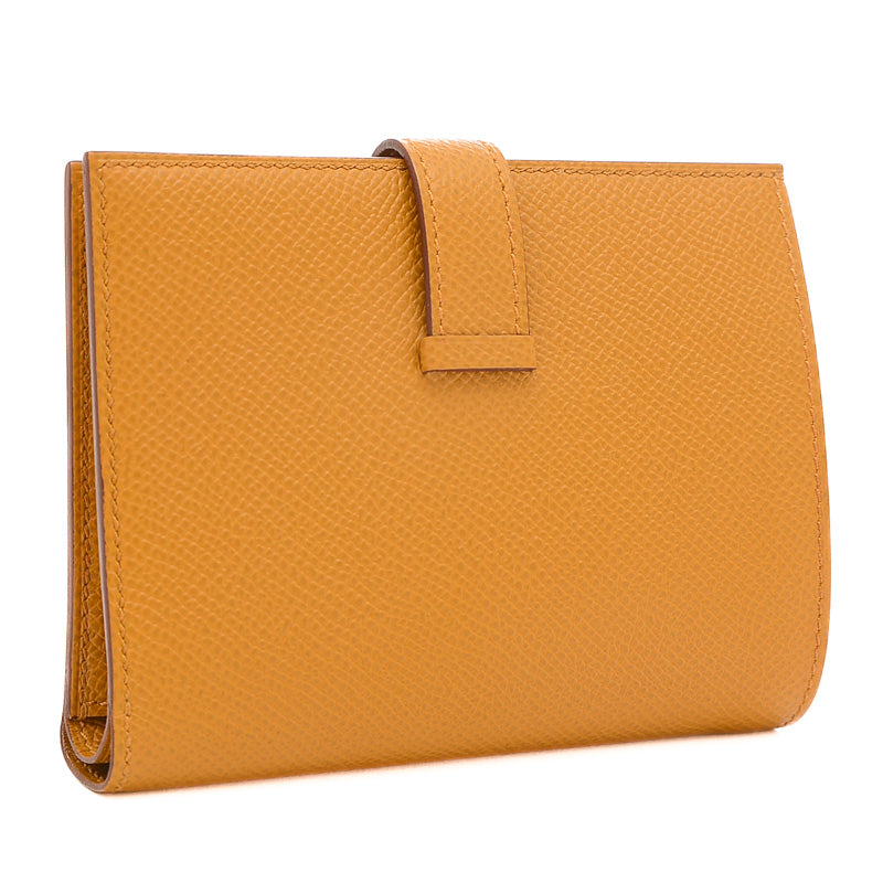 ベアンコンパクト 二つ折り財布 エプソン セサミ シルバー金具 W刻印 二つ折り財布