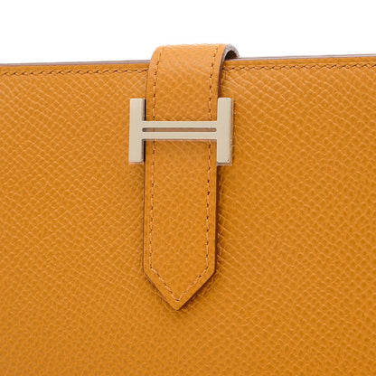 ベアンコンパクト 二つ折り財布 エプソン セサミ シルバー金具 W刻印 二つ折り財布