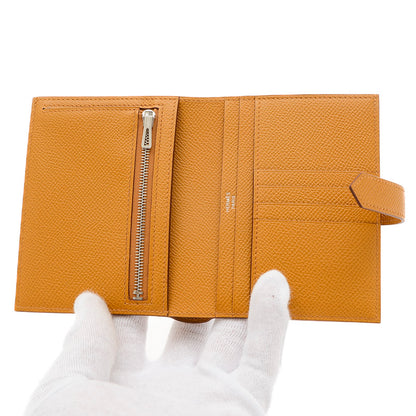 ベアンコンパクト 二つ折り財布 エプソン セサミ シルバー金具 W刻印 二つ折り財布