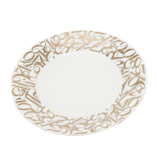 プレート 小皿 ホワイト/プラチナ 陶磁器 その他小物