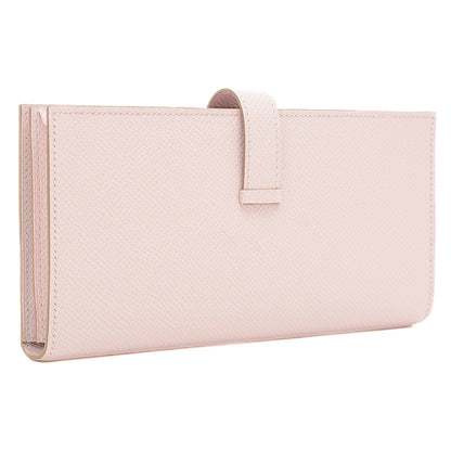 ベアンスフレ 二つ折り長財布 エプソン モーヴペール シルバー金具 B刻印 長財布