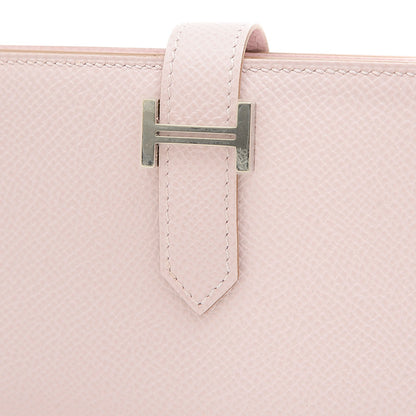 ベアンスフレ 二つ折り長財布 エプソン モーヴペール シルバー金具 B刻印 長財布