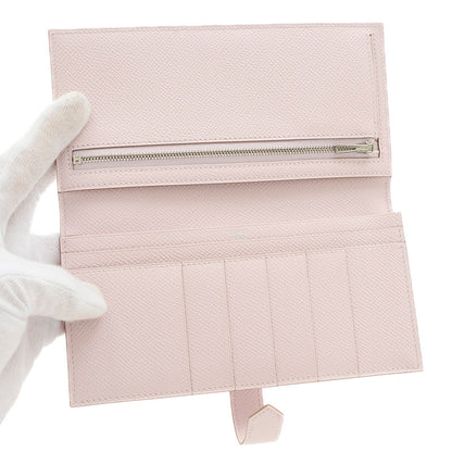 ベアンスフレ 二つ折り長財布 エプソン モーヴペール シルバー金具 B刻印 長財布