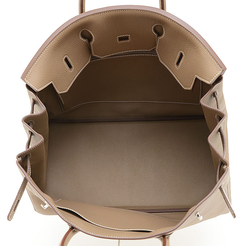 バーキン40 トゴ エトゥープ シルバー金具 B刻印 ハンドバッグ