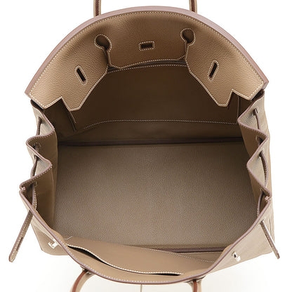 バーキン40 トゴ エトゥープ シルバー金具 B刻印 ハンドバッグ