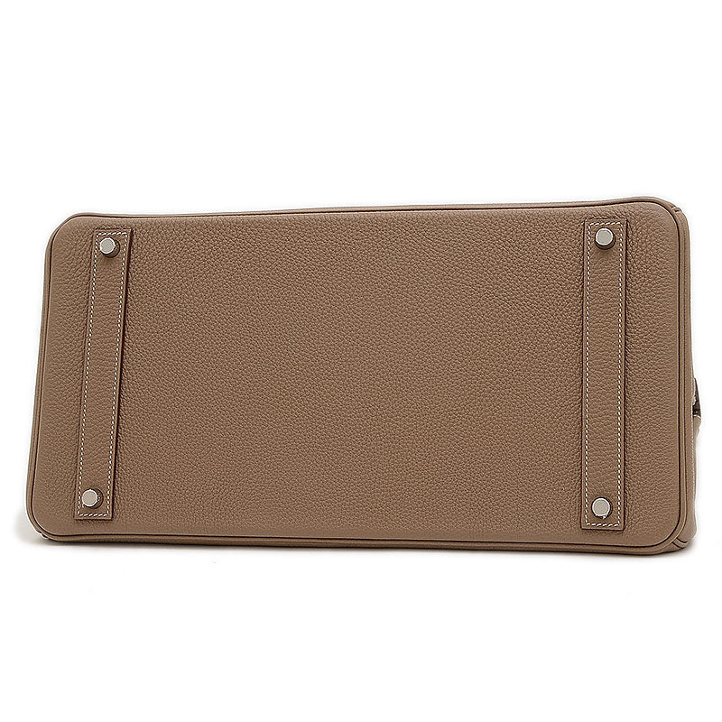 バーキン40 トゴ エトゥープ シルバー金具 B刻印 ハンドバッグ