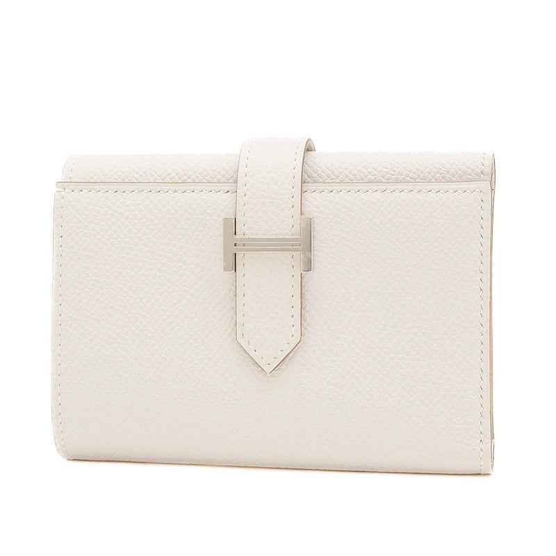 ベアンコンビネ 三つ折り財布 エプソン グリペール シルバー金具 B刻印 三つ折り財布