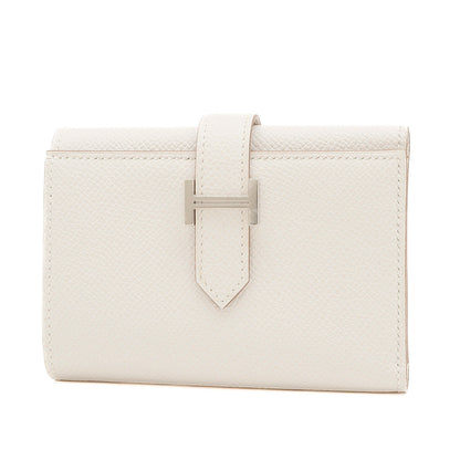 ベアンコンビネ 三つ折り財布 エプソン グリペール シルバー金具 B刻印 三つ折り財布