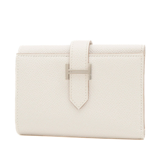 ベアンコンビネ 三つ折り財布 エプソン グリペール シルバー金具 B刻印 三つ折り財布