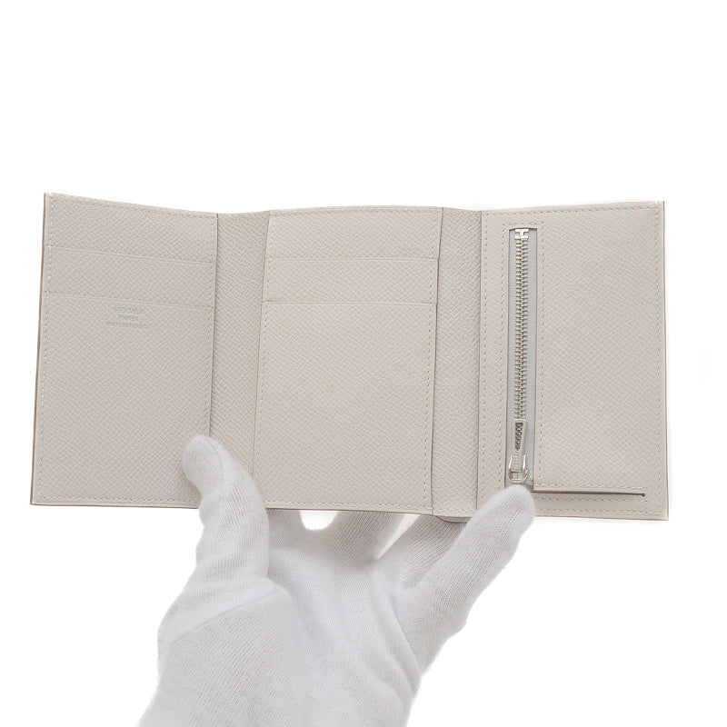 ベアンコンビネ 三つ折り財布 エプソン グリペール シルバー金具 B刻印 三つ折り財布