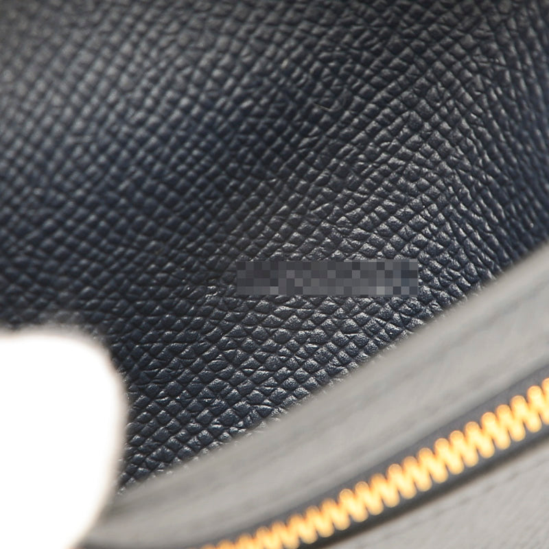 ベアンコンビネ 三つ折り財布 エプソン ブルーインディゴ ゴールド金具 B刻印 三つ折り財布