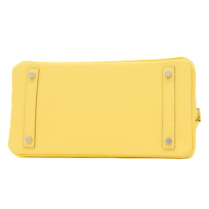 バーキン30 トゴ ジョーヌプッサン シルバー金具 B刻印 ハンドバッグ