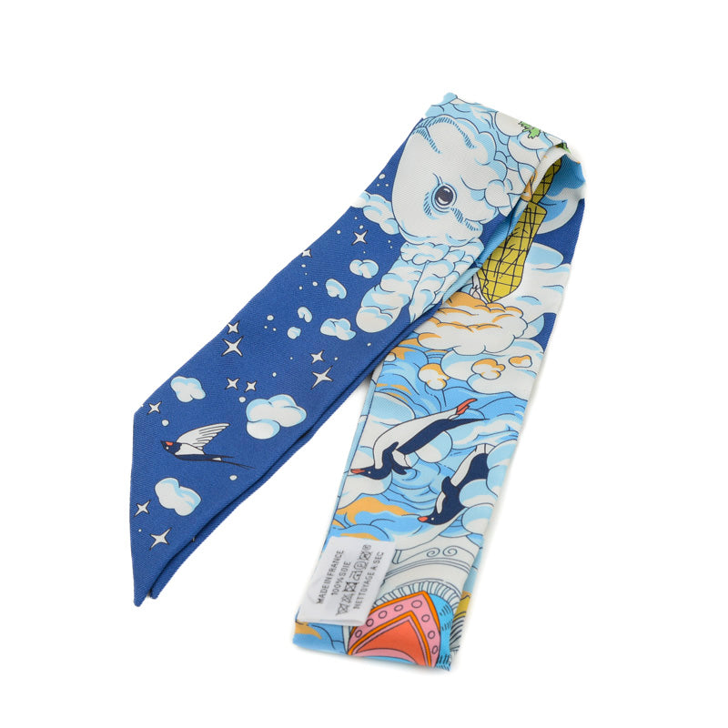 ツイリー 私の雲 SUR MON NUAGE マリンクレール/シエル/マルチカラー スカーフ