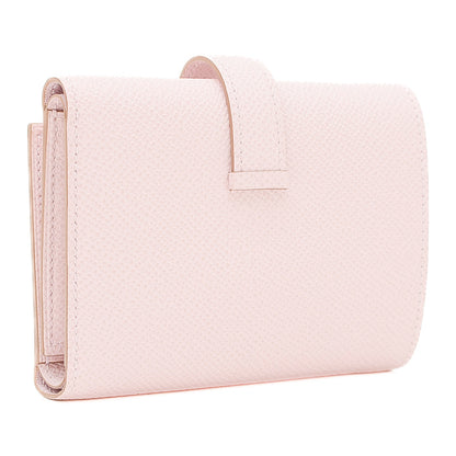 ベアンコンビネ 三つ折り財布 エプソン モーヴペール シルバー金具 B刻印 三つ折り財布