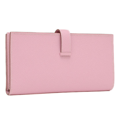 ベアンスフレ 二つ折り長財布 エプソン モーヴシルベストル シルバー金具 B刻印 長財布