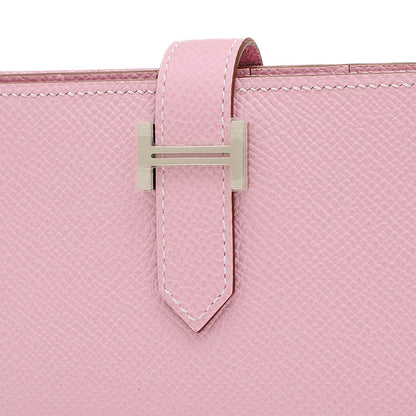 ベアンスフレ 二つ折り長財布 エプソン モーヴシルベストル シルバー金具 B刻印 長財布