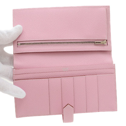 ベアンスフレ 二つ折り長財布 エプソン モーヴシルベストル シルバー金具 B刻印 長財布