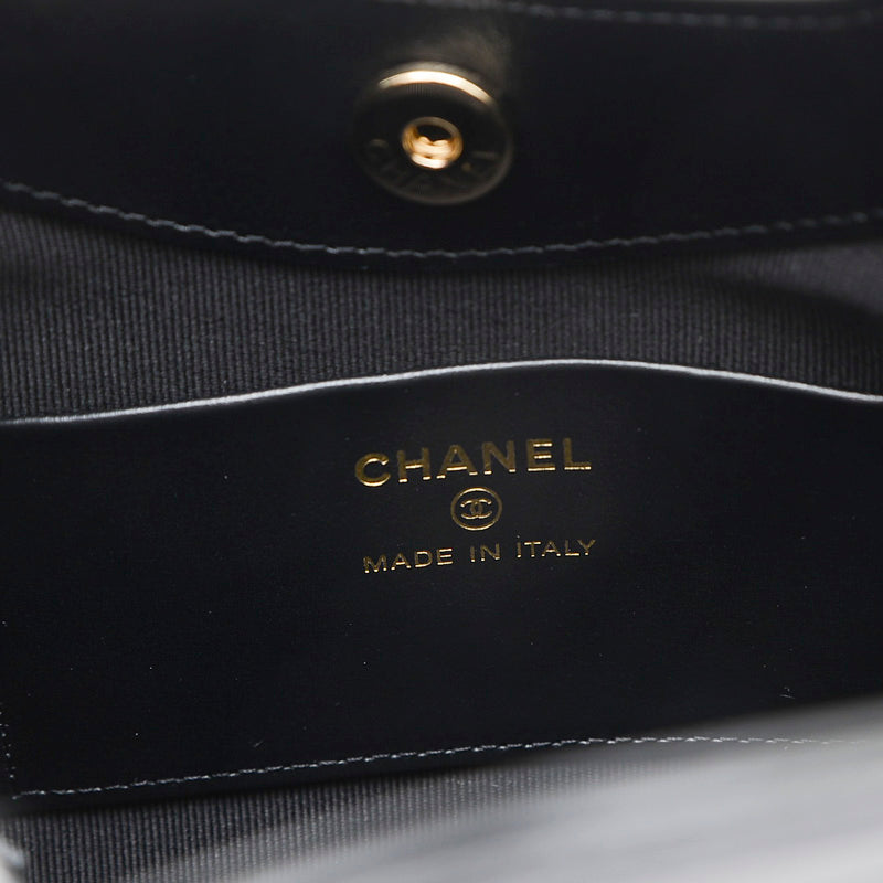 シャネル31 ミニチェーンショルダーバッグ フォンホルダー カーフ ブラック AP3656 ショルダーバッグ