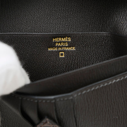 ベアンコンパクト 財布 アリゲーターリセ マカサー ゴールド金具 W刻印 二つ折り財布