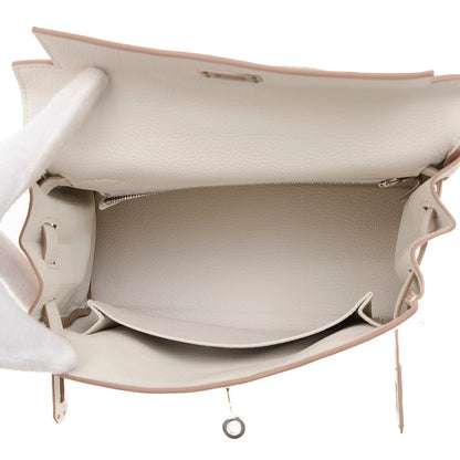 ケリー25 内縫い トゴ ニューグリペール シルバー金具 W刻印 ハンドバッグ